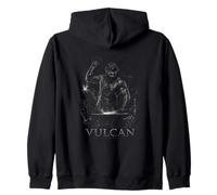 Vulcan Roman God Of Fire Blacksmith Forge Zip Hoodie
