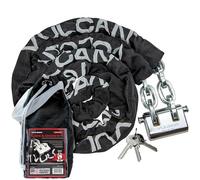 VULCAN Security Chain and Lock Kit - Premium Case-Hardened - 3/8 Inch x 9 Foot (+/-2 Inches) - Chain Cannot Be Cut with Bolt Cutters or Hand Tools