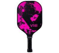 Vulcan | V540 Pickleball Paddle | Hybrid Performance | Polypropylene Core - Carbon Fiber Surface | USAP Approved | Pink Splatter