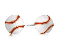 VULETO Sports Earrings for Women Gilrls, 3D Volleyball Baseball Football Soccer Basketball Pickleball Earrings Stuff Accessories for Women Mom Sports Fan Sport Lovers Jewelry Gifts, Copper, No