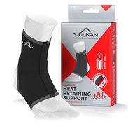 VULKAN Ankle Support, Classic 3004, Medium, Ankle Sleeve, Breathable Compression For Sprains, Strains, Arthritis, Sore Joints, Weak Ankles, Wear During Sports, Exercise, Men and Women