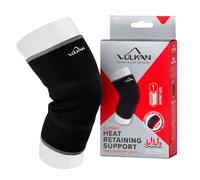 Vulkan Classic 5mm Neoprene Compression Knee Brace with Aerotherm Technology - Breathable Compression Support for Walking, Running & Gym Training, Small (30-35cm Knee Circumference), Black