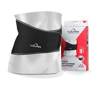 VULKAN Classic Back Support, Medium, 80 to 90 cm, Lumbar Support Brace for Muscle Pain and Posturing, Lower Back Belt for Lumbosacral Stability, Brace for Working Out, Athletics, and Exercising