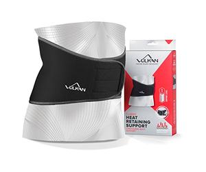 Vulkan Classic Contoured Back Support, X-Small, 60 to 70 cm, Lumbar Support Brace for Muscle Pain and Posturing, Lower Back Belt for Lumbosacral Stability, Brace for Working Out