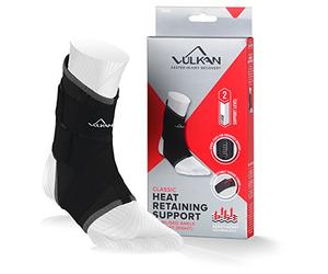 VULKAN Classic Right Ankle Brace, Medium, Ankle Support for Rolled Ankles, Sprains, and Strains, Compression Sleeve for Athletes and Exercising, Stabiliser for Achilles Injuries and Plantar Fasciitis