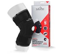VULKAN Classic Stabilised Knee Support, Medium, Knee Sleeve for Patella Support, Hinged Knee Brace for Meniscus Tears and ACL Injuries,Open Knee Brace for Athletes,Working Out and Exercising,Medium