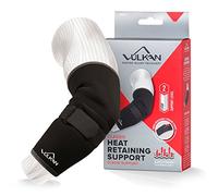 Vulkan Elbow Support, Classic Tennis Elbow Support with Strap, Medium, New Style, Compression Sleeve, For Injured, Weak, Arthritic Elbows, Golfer's Elbow, Rehabilitation & Recovery, Warm & Breathable