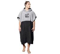Vulken Surfing Poncho Changing Robe Thick Absorbent Hooded Beach Poncho X-Large for Men