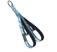 Vulken triceps rope cable attachment, 61 and 47 cm, two lengths built into one pull-down rope, triceps extension bands, fitness equipment, resistance band training handles, blue camouflage