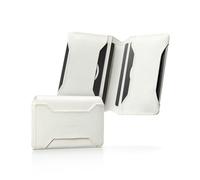 VULKIT Card Holder for Men & Women RFID Credit Card Wallet Leather Slim Men's Wallets Magnetic Closure Bifold Business Card Holders, Beige