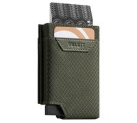 VULKIT Credit Card Holder RFID Blocking Bifold Card Wallet for Men with Card Cases & Money Organisers Metal Minimalist Men's Wallets, Green