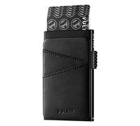 VULKIT Credit Card Holder RFID Blocking Metal Card Holder for Men Pop Up Card Wallet Slim Men's Wallet, Black