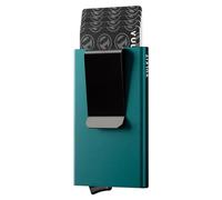 VULKIT Credit Card Holder RFID Blocking Slim Metal Card Case Pop Up Front Pocket Card Wallet with Moeny Clip, Palm-Sized