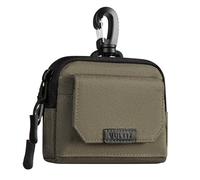 VULKIT Credit Card Wallet RFID Blocking with Plastic Lobster Clasp, Water-Resistant Oxford Cloth Card Holder for Men Women, Clip Stash Pouch for Daily Outdoor Travel