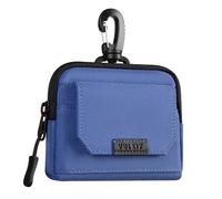 VULKIT Credit Card Wallet RFID Blocking with Plastic Lobster Clasp, Water-Resistant Oxford Cloth Card Holder for Men Women, Clip Stash Pouch for Daily Outdoor Travel