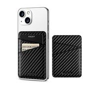 VULKIT Phone Card Holder Slim Leather Adhesive Pocket RFID Blocking Credit Card Sleeves Sticker for Back of Smartphone for Men or Women