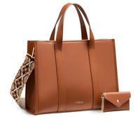 Vulkitty Designer Tote bag for Women, Work or School Leather Ladies Handbags, Women's Totes Shoulder Bags, Messenger Large Purse Teacher Hand Bags Office Briefcase