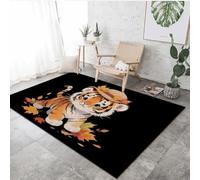 VULORA Tiger Rug 3D, Interesting Animals Area Rug 60x90cm Non-Slip Washable Living Room Carpet Soft Floor Mat for Bedroom Dining Room Kitchen Entryway Hallway Parties Home Decor 2Q1044