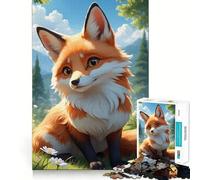 Vulpine Flora Adult Jigsaw Puzzles1000 Pieces Brain Game Gift High Precision Die Cut Relaxing Indoor Group Activity (38x26cm)