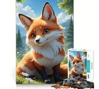Vulpine Flora Jigsaw Puzzles 1000 Mental Focus Game Precision Cut Smooth Edges Meaningful Connection Building Game (50x75cm)