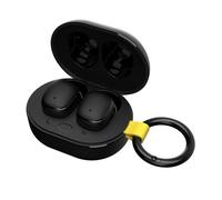 VulTech DRIP Bluetooth 5.4 Headphones, Wireless In-Ear Earphones with Microphone, 14 Hours Total, Touch Control, USB-C Charging, Siri and Google Voice Assistant, Balanced Sound, Android/iOS, Black