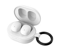 VulTech Drip Bluetooth 5.4 Headphones, Wireless In-Ear Earphones with Microphone, 14 Hours Total, Touch Control, USB-C Charging, Siri/Google Voice Assistant, Balanced Sound, Android/iOS, White