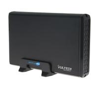 Vultech External Hard Drive SSD Enclosure Box 3.5" USB 3.2 Gen1 14TB Black