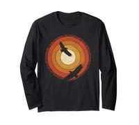 Vulture Circling Sky Hot Sun Death Valley Long Sleeve T-Shirt