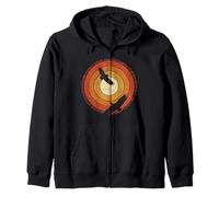 Vulture Circling Sky Hot Sun Death Valley Zip Hoodie