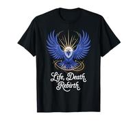 Vulture Life Death Rebirth Symbolic Design T-Shirt
