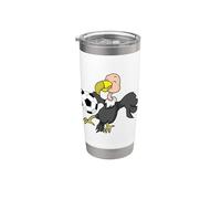 Vulture with Football Stainless Steel Insulated Tumbler