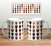 Vulva Mug for Vagina Fans,Vulva Descriptions Mug,Vagina Print Mug,Feminist Print Mug, Pussy, Vulvae,Vagina Art, Body Positive, Funny Coffee Mug, Vulva Gift, 8Vulva for her, Feminist Mug