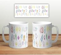 Vulva Mug for Vagina Fans,Vulva Descriptions Mug,Vagina Print Mug,Feminist Print Mug, Pussy, Vulvae,Vagina Art, Body Positive, Funny Coffee Mug, Vulva Gift,7Vulva for her, Feminist Mug