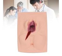 Vulvar Suturing Practice Model, Advanced Episiotomy Suture Training Model, Reusable for Medical School,LeftCut