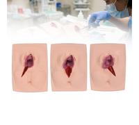 Vulvar Suturing Practice Model, Advanced Episiotomy Suture Training Model, Reusable for Medical School,3PCS
