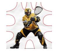 VUNGPO Lacrosse Goal Target, 6 x 6 Feet Lacrosse Shooting Target for Net, Lacrosse Training Equipment for Shooting Practice