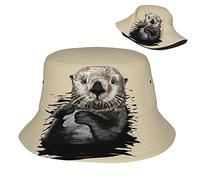 VunKo Jamaica Tan Bucket Hats for Women Summer Sun Beach Travel Outdoor Fishing Cap Men Bucket Hat, Sea Otter Cute, One size