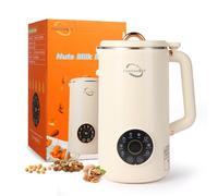 Vunvooker 1000ML Automatic Nut Milk Maker Machine,8 in 1 Multi Functional Homemade Plant-Based Milk,Soy Milk,Almond Milk,Oat Milk,Juice,Soy Milk Maker with Delay Start/AutoClean/KeepWarm/Boil Water