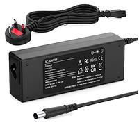 VUOHOEG 90W Laptop Charger Compatible with HP EliteBook 840 850 G1 G2 8440p 8460p Probook 430 440 450 G1 4430s 4530s 6470b 6570b Pavilion DV7 DV6 DV5 G7 G6 Compaq Cq61 7.4 x 5.0mm Power Supply Adapter
