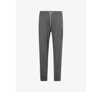 Vuori Mens Charcoal Heather Sunday Performance Logo-print Stretch-recycled-polyester Jogging Bottoms L