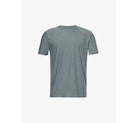 Vuori Mens Kashmir Heather Strato Tech Brand-patch Regular-fit Stretch-woven T-shirt L