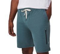 Vuori - Moisture-wicking stretch shorts - Sunday Performance Short 8" M Blue Sea Heather for Men - Size L Blue L