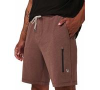 Vuori - Moisture-wicking stretch shorts - Sunday Performance Short 8" M Sable Heather for Men in Recycled Polyester - Size L - Beige Beige L