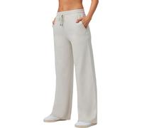 Vuori - Wide-leg pants - Halo Essential Wideleg W Ecru Heather for Women in Recycled Polyester - Size M - Beige Beige M