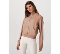 Vuori Women's Modern Pullover Hoodie - Acorn Heather - Brown - Size: Small