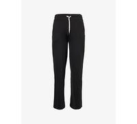 Vuori Womens Vuori Halo Wide-Leg Stretch-Jersey Jogging Bottoms Black Heather M