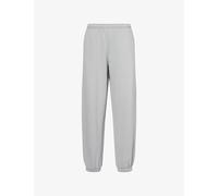 Vuori Womens Vuori Restore Classic Wide-Leg Cotton-Blend Jogging Bottoms Blue Haze L