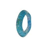 VURAYAYI Modern Geometric Resin Cuff Irregular Shape | Colorful Modern Geometric Resin Cuff Irregular Shape, Unique Artistic Resin Bangle Her