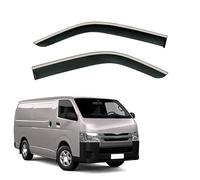 VURB 2pc Set Premium Wind Deflectors for TOYOTA HIACE MK5/H200 2005-2014 2015 2016 2017 2018, Ventilated Reduce Wind Turbulence Wind Stone Deflector Guard,A-2ps