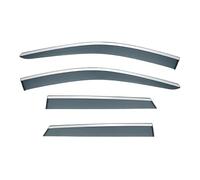 VURB 4pc Set Premium Wind Deflectors for TOYOTA BZ4X MK1-EA10 2022 2023 2024, Ventilated Reduce Wind Turbulence Wind Stone Deflector Guard